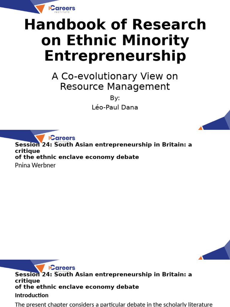 Session 24 - Handbook of Research | PDF | Entrepreneurship | Space