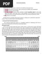 Dental Tooth Numbering Systems Explained | PDF | Dentistry | Dental Anatomy