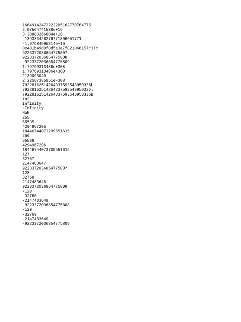 Numeric Fields Only | PDF