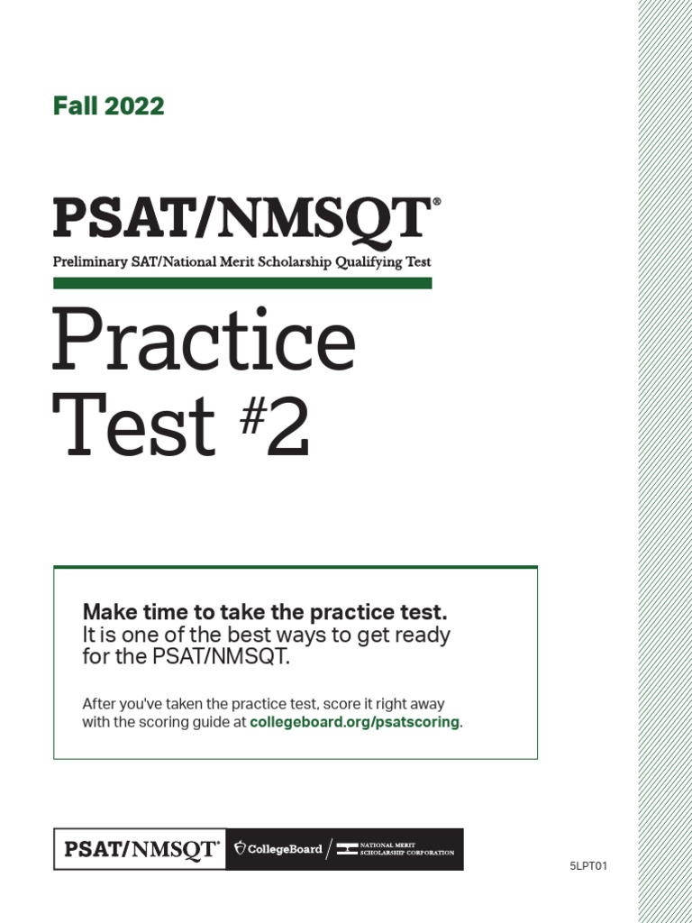 PSAT/NMSQT Math Practice Test 2 | PDF | Circle | Mathematical Concepts