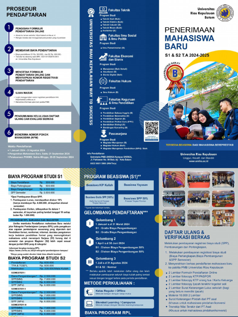 Brosur Unrika 2024 NEW RPL Page 0001 | PDF