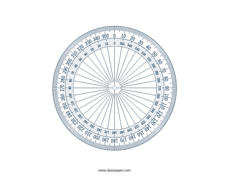 360 Degree Protractor | PDF