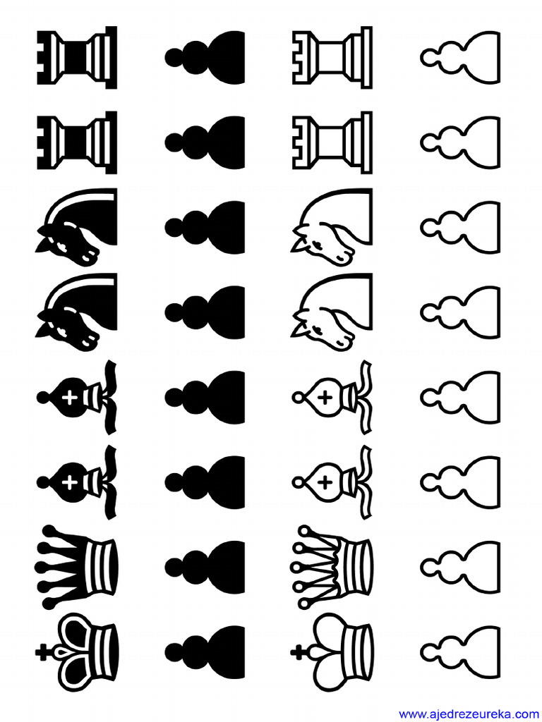 Piezas ajedres pdf