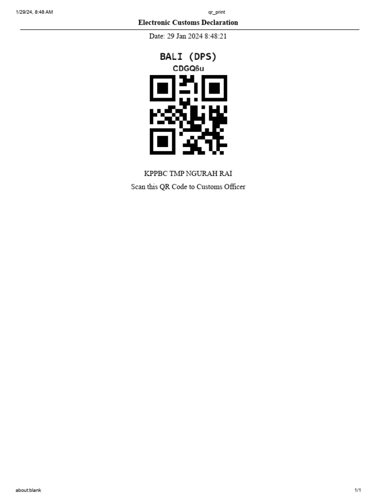 QR Print | PDF