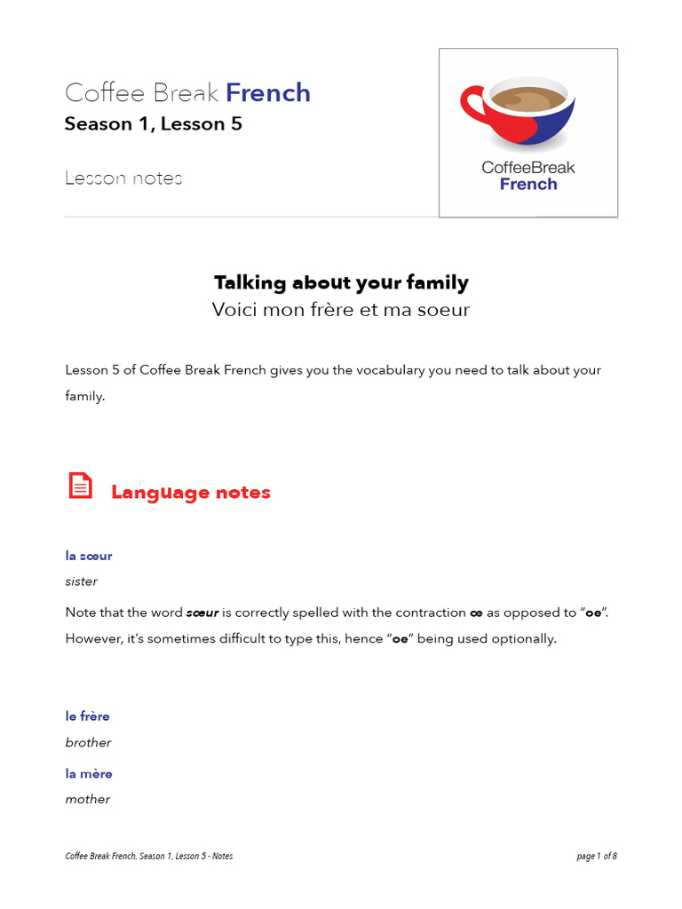 CBF 105 Notes | PDF | French Language | Grammatical Gender