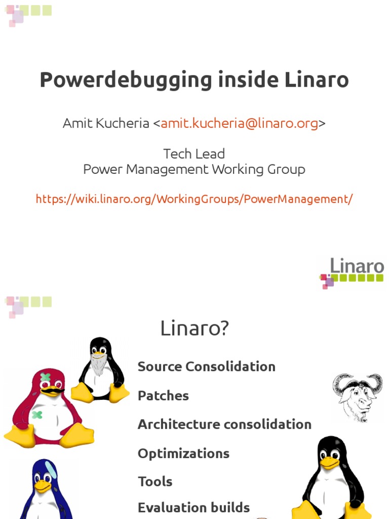 Power Debugging Inside Linaro | PDF | Device Driver | Kernel (Operating ...