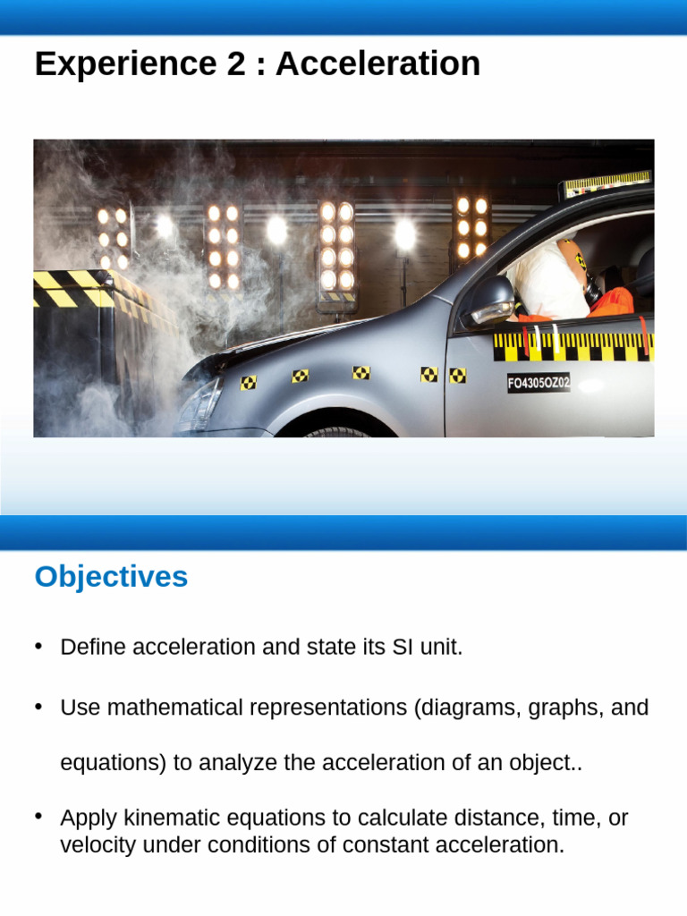 Understanding Acceleration and Kinematics | PDF | Velocity | Acceleration