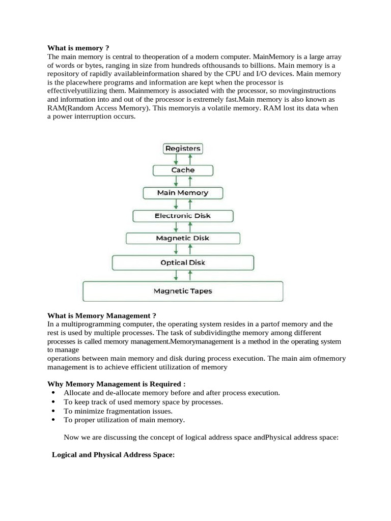 memory mangment 30 if | PDF | Library (Computing) | Computer Data Storage