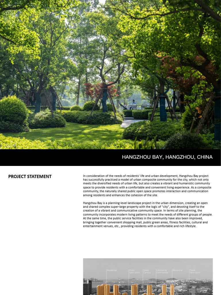 Hangzhou Bay Urban Community Design | PDF | Community | Sustainability