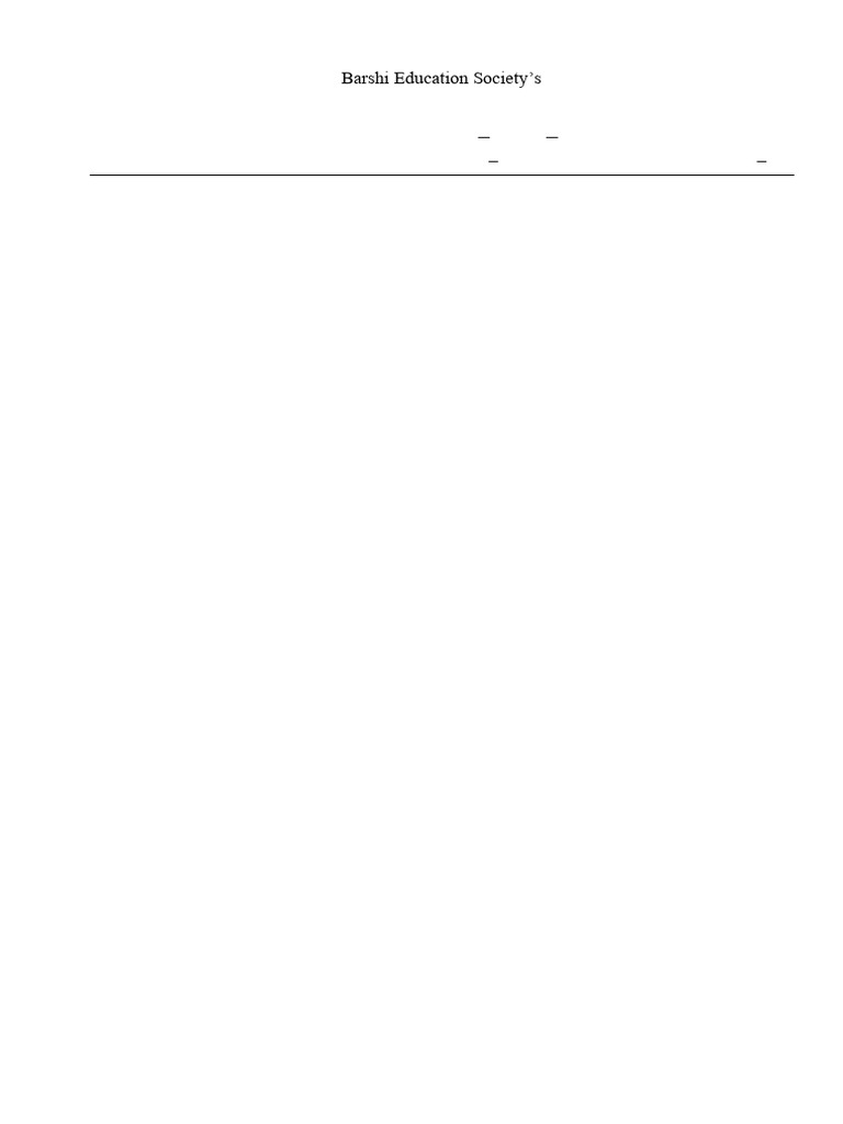 Unit Test 2nd 11th STD Comp. Sci. Paper I Que. Paper 4 - 5 | PDF