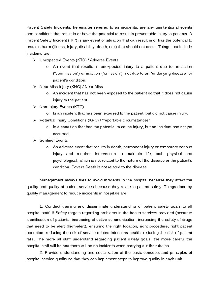 Enhancing Patient Safety Practices | PDF | Risk Management | Patient Safety