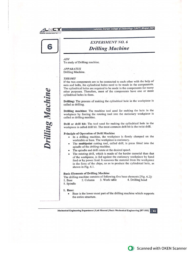 Drilling Machine | PDF