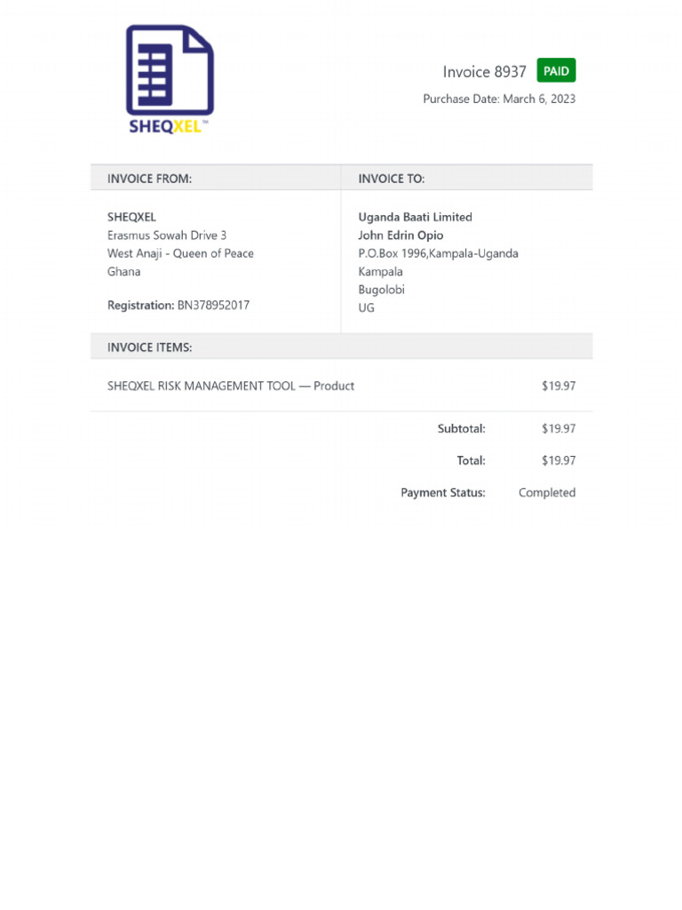 Invoice 8937 | PDF