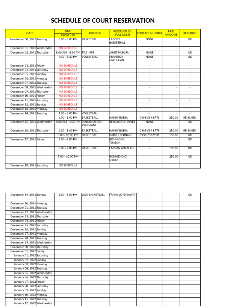Court Reservation PDF
