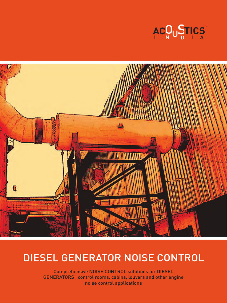 Diesel Generator Noise Control | PDF | Diesel Engine | Noise