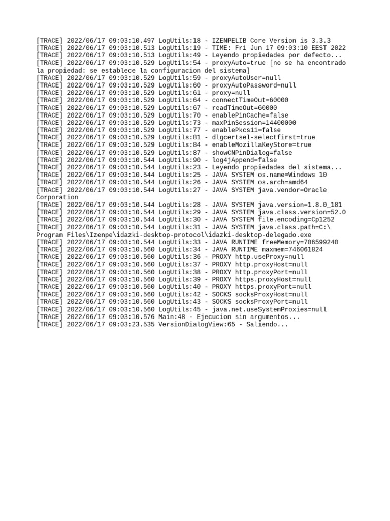 .Idazki Desktop Trace | PDF | Java (lenguaje de programación ...