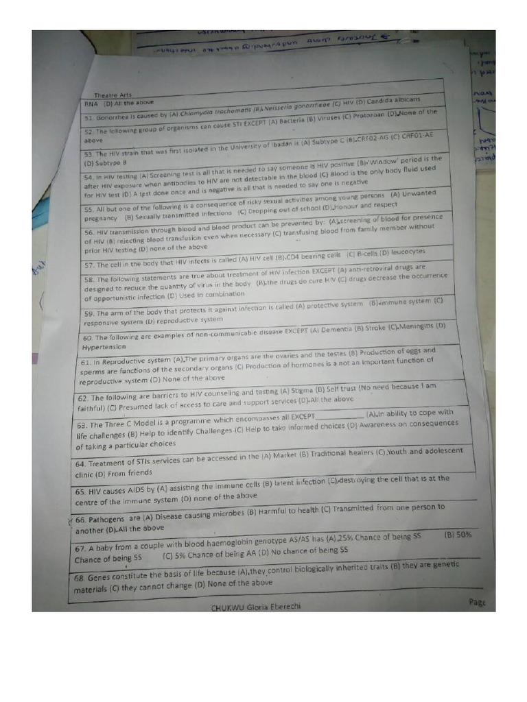 GES 107 Exam | PDF