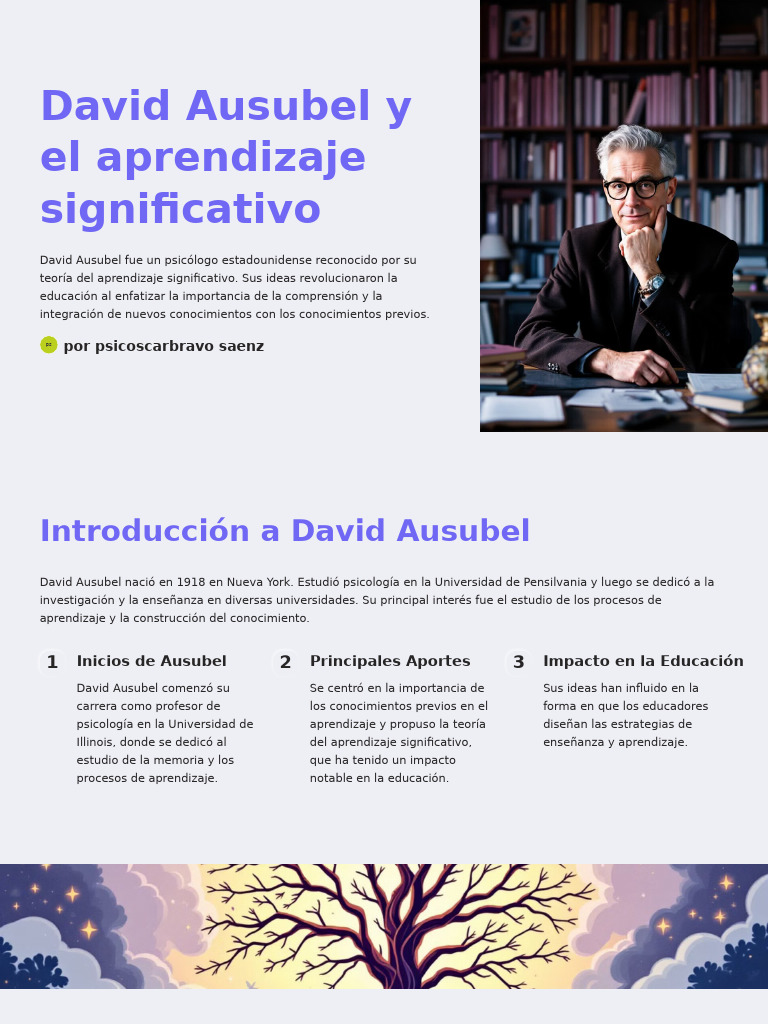 Aprendizaje Significativo de Ausubel | PDF | Aprendizaje | Pensamiento