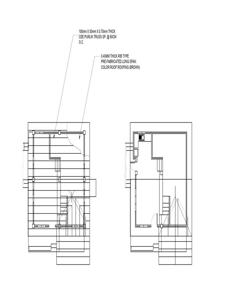 Roof Framing Plan With Attic 6 | PDF