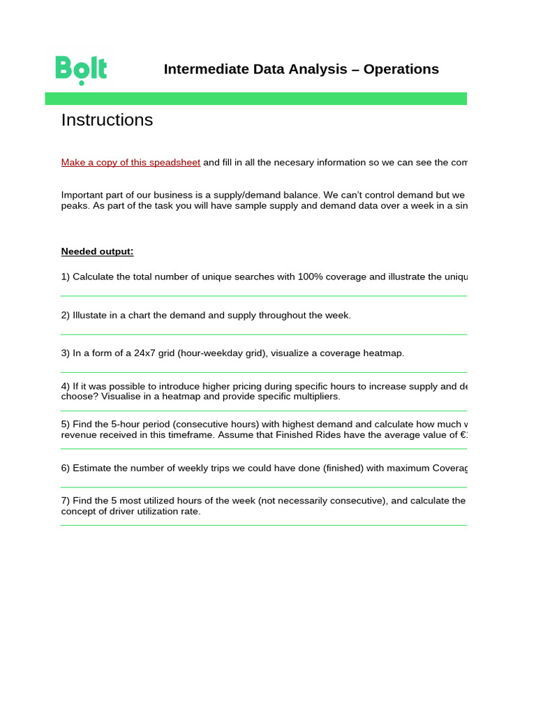 Data Analysis Task II | PDF | Demand | Supply And Demand