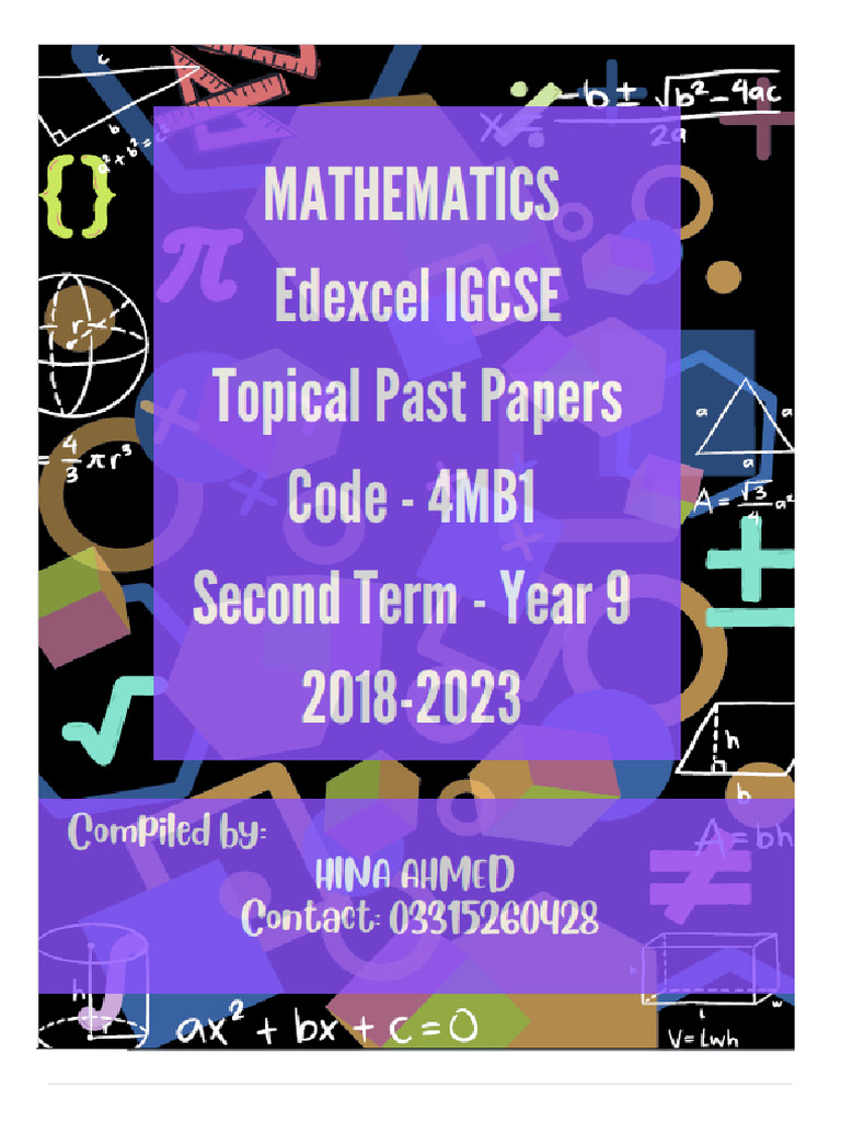 2nd Term Yr 9 Booklet 11-28-2023 - Watermark | PDF