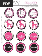 FREE Pretty in Pink Birthday Printables