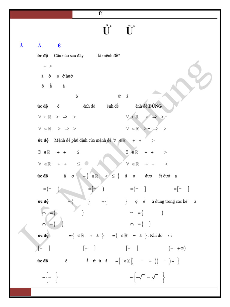 De Thi Thu Giua Kì - Lan 1 | PDF