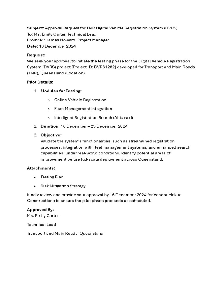Approval Note | PDF