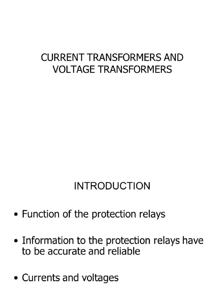 Current Transformers and Voltage Transformers - PPT Video Online ...