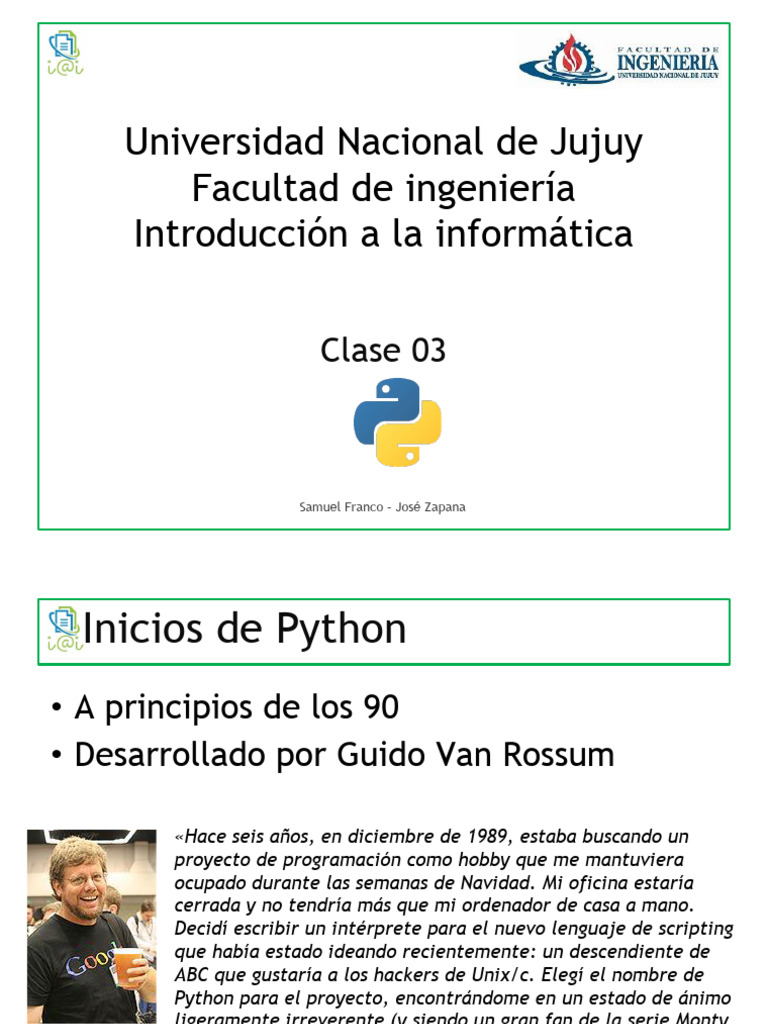Introducción a Python y Controladores | PDF