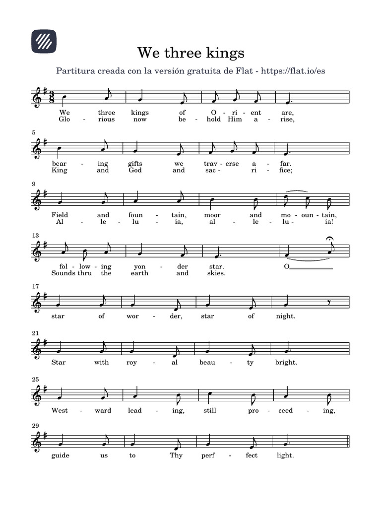 We Three Kings | PDF