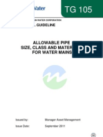 Aust Water Pipes Type