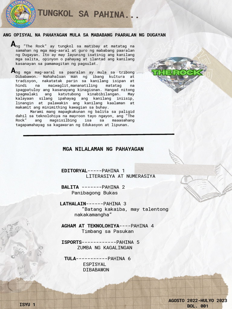 Final School Paper Dugayan Es | PDF
