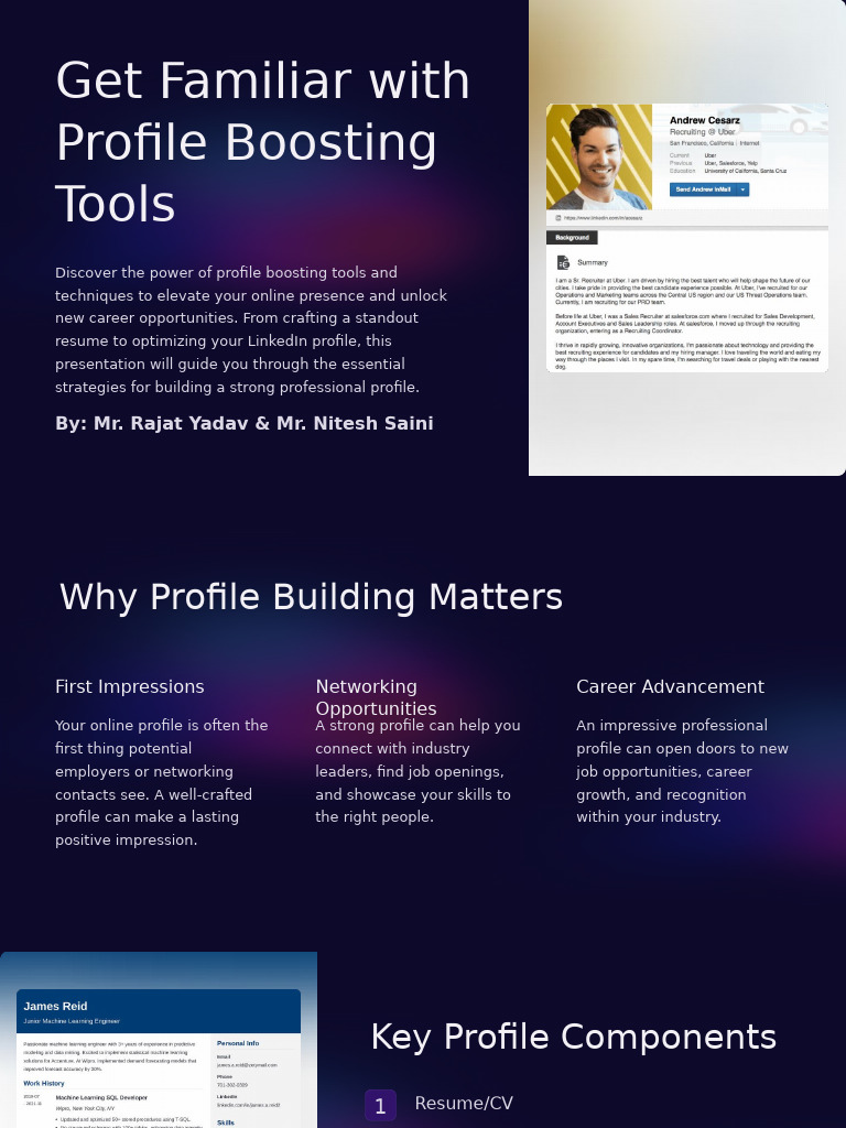 Elevate Your Online Profile Today | PDF | Résumé | Linked In