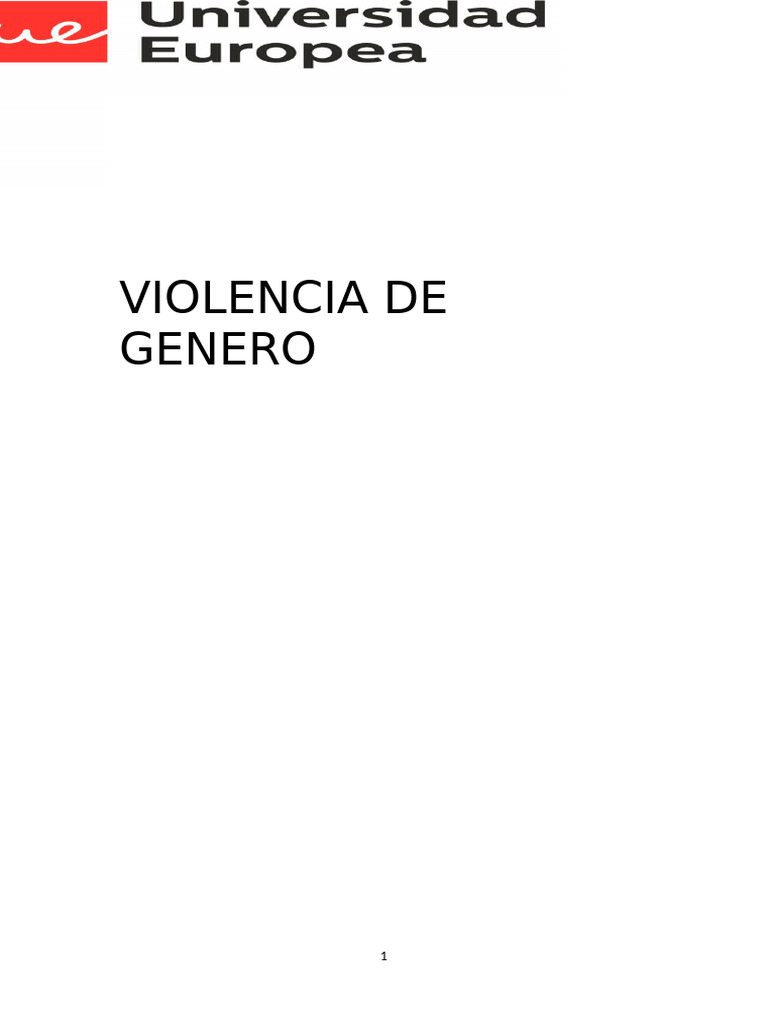 Feminismo y Violencia de Género: Análisis Crítico | PDF | Estudios de ...