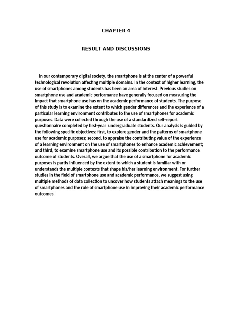 Impact of Smartphones on Academic Performance | PDF | Smartphone ...