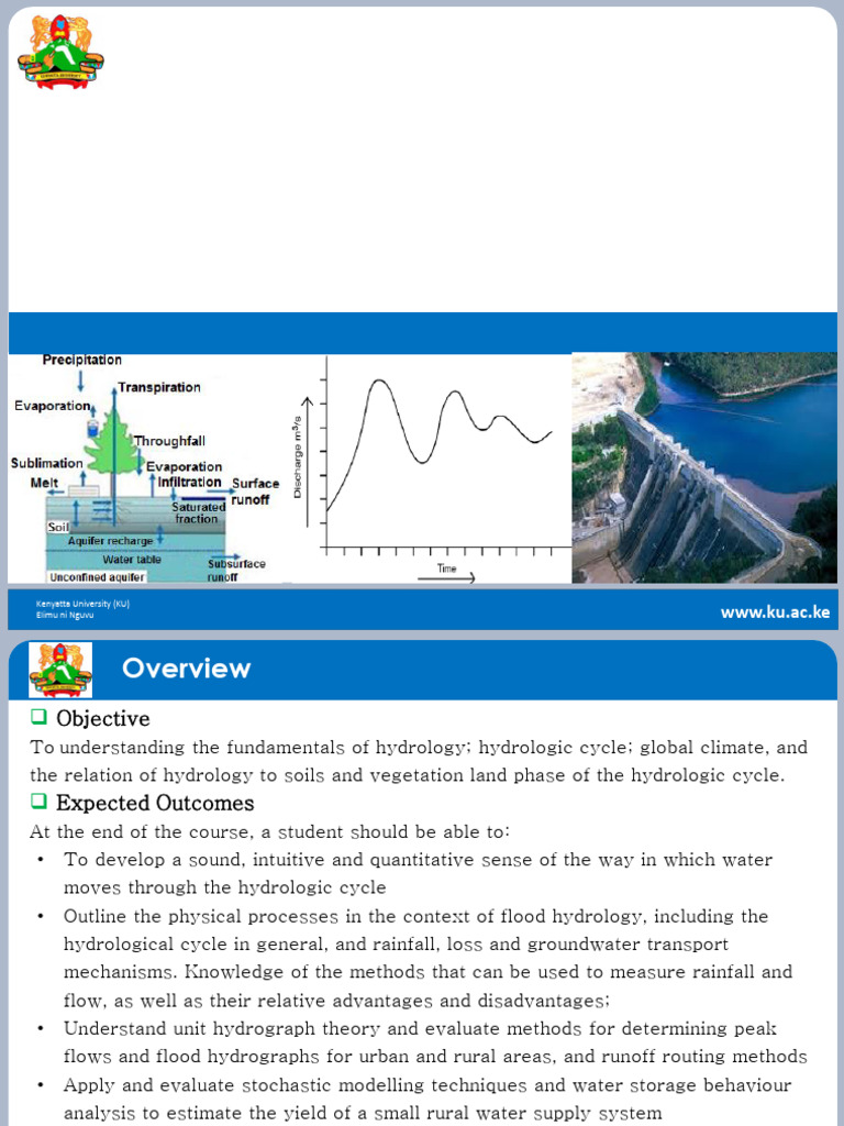 Engineering Hydrology Course Overview | PDF | Hydrology | Discharge ...