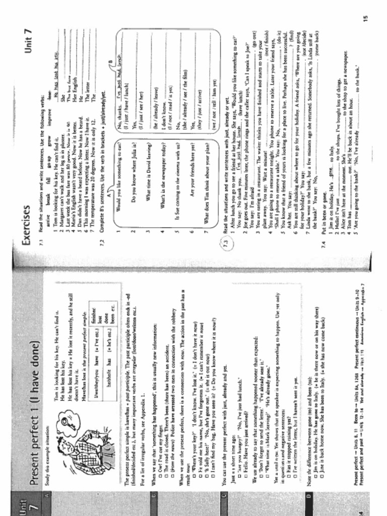 Present Perfect Present Perfect Continuous Pdf