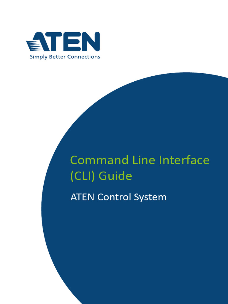 ATEN Control System CLI Command Guide | PDF | Command Line Interface ...