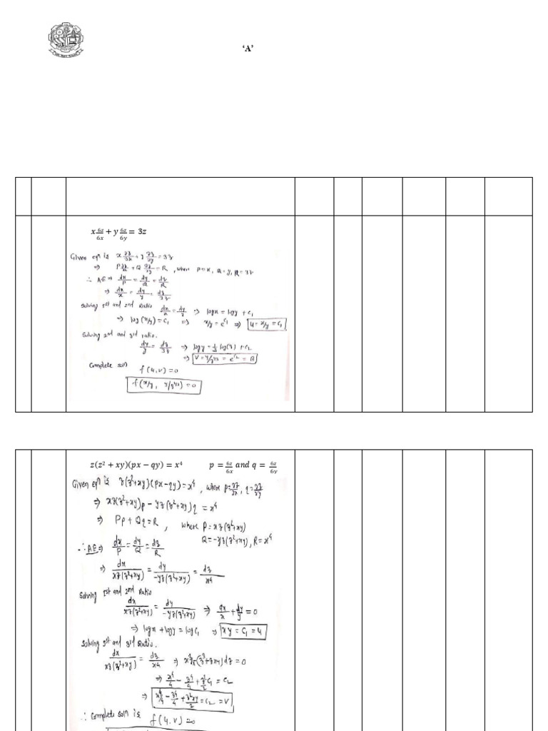 Partial Differential Equation | PDF | Mathematical Concepts | Subtraction