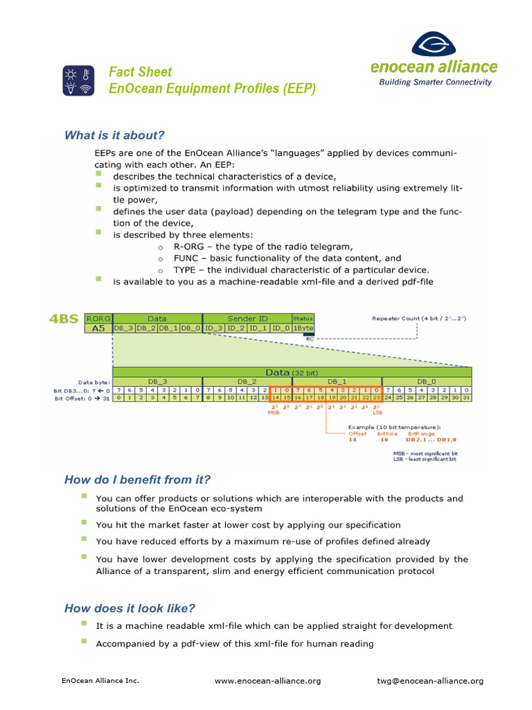 Factsheet EEP | PDF | Specification (Technical Standard) | Computing