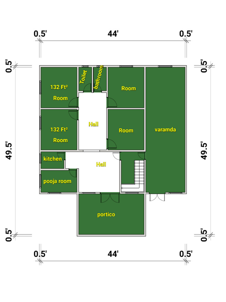 Deepak Home Room Layout Overview | PDF