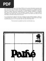 Download Pathe Projector Pathe Baby User Manual by zaksken SN81360336 doc pdf