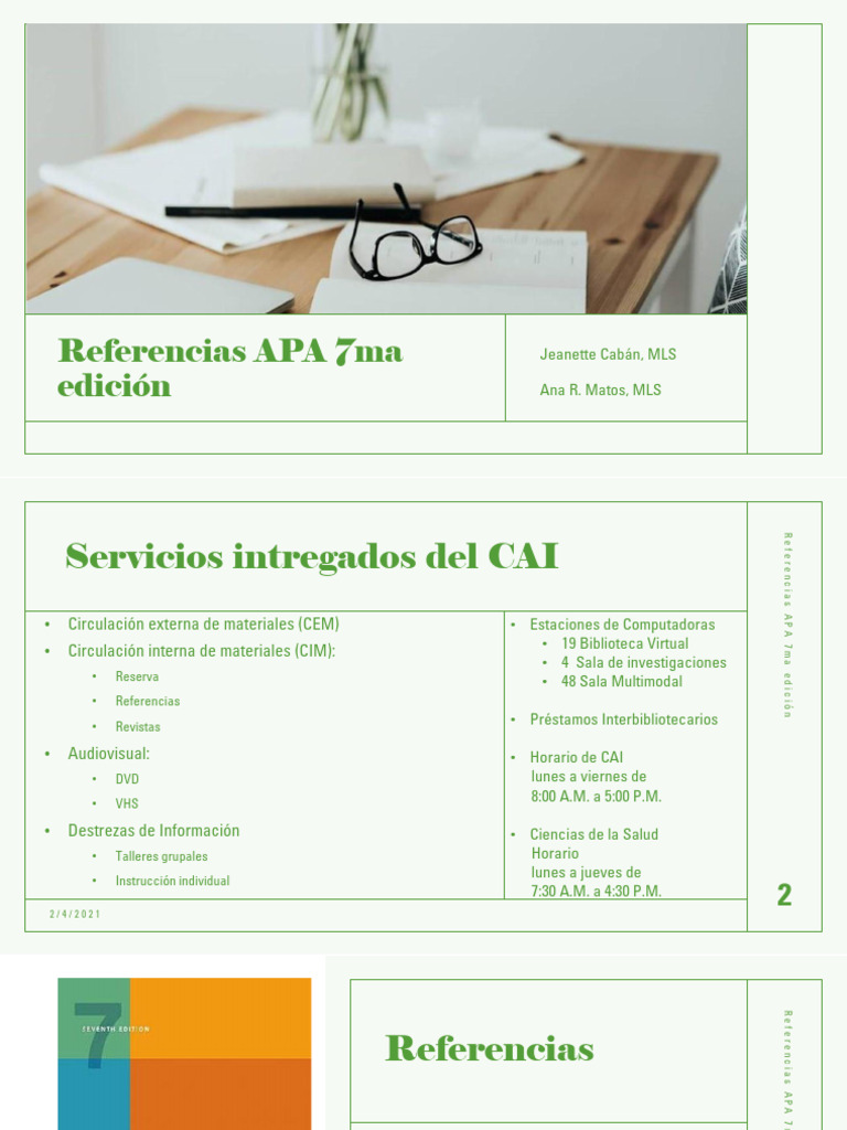 Guía de Referencias APA 7ma Edición | PDF | Estilo apa | Youtube