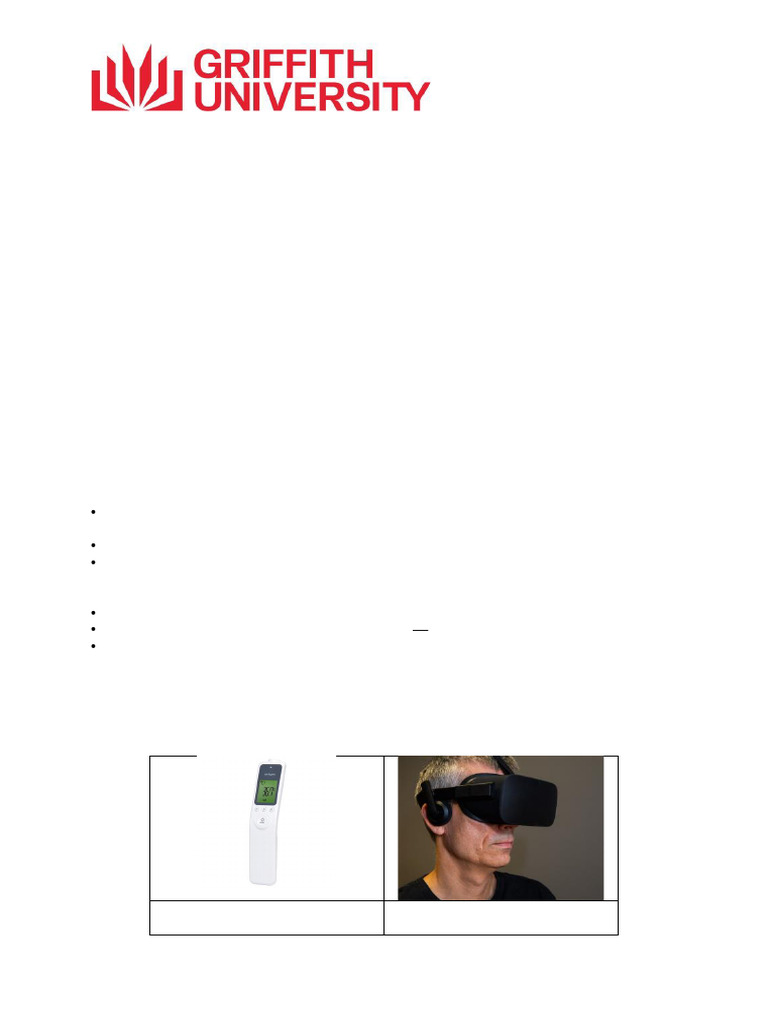 TVR02 Participant Information Sheet | PDF | Virtual Reality