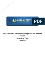 Practice Test: Cisco 640-553