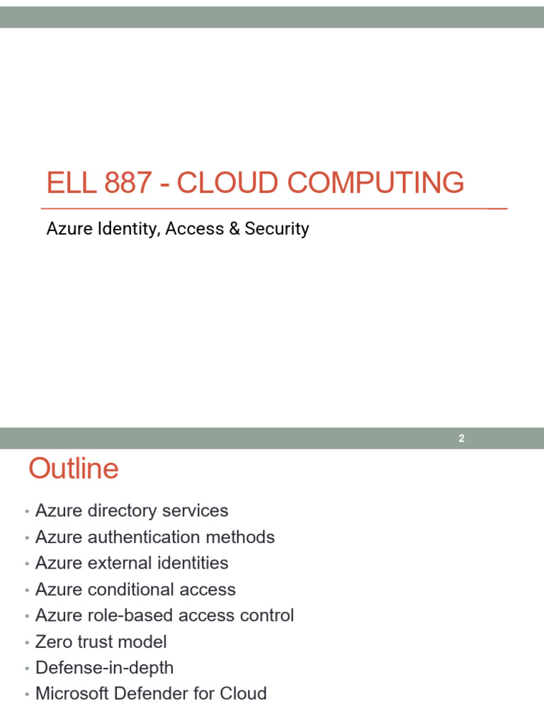 Microsoft Entra ID: Conditional Access Overview | PDF | Cloud Computing ...
