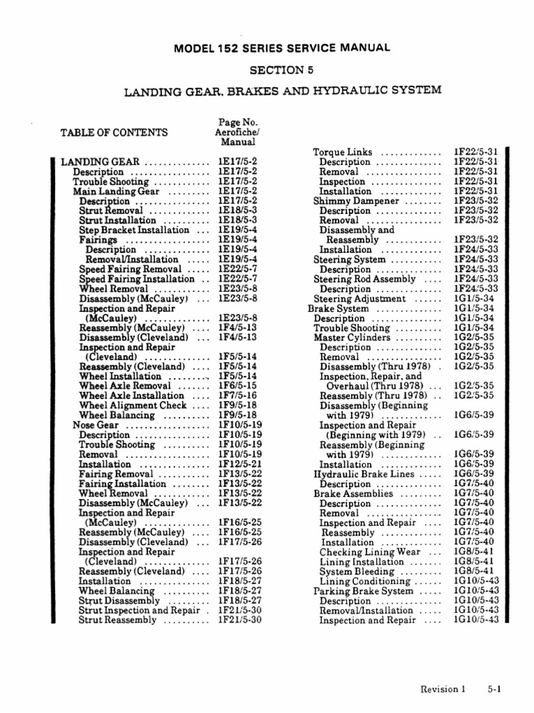 Model 152 Series Service Manual | PDF