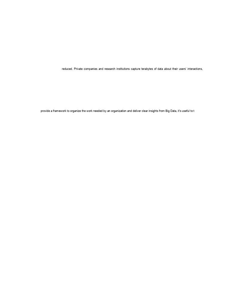 Big Data Basics (1) | PDF | Data Science | Data Analysis