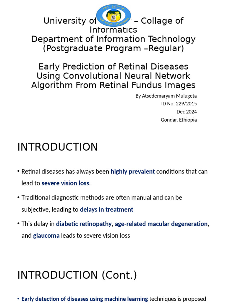 Atsede Proposal Pdf Retina Machine Learning